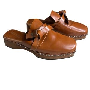 DOROTHEE SCHUMACHER Leather Mule Clogs. Size EU 40
